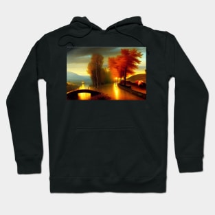 Autumnal river Hoodie